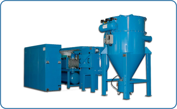 Central vacuum system including HEPA filters for hazardous materials in the pharmaceutical industry