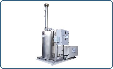 Catalytic oxidizer model F-600 with 20 HP vacuum pump