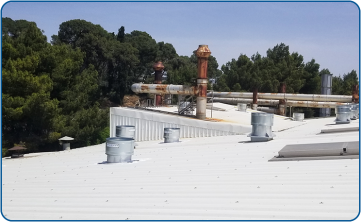 RF750 Model Roof Fans Hot Air Extraction Above Ovens