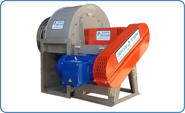 630-AFN blower, belt-driven, spark-proof construction with explosion-proof motor ZONE1