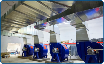 AFN blowers with 1001 Part 7 approvals for work at 250 degrees for two hours