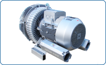 Regenerative pressure blower model B923 direct drive with 25 HP motor
