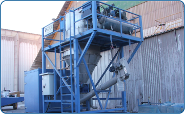 Central vacuum system from Plavem 316 for process industry