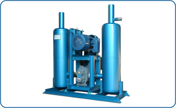 Turbine compressor with reactive silencer