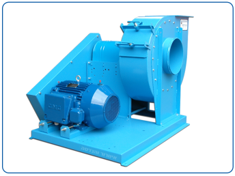 LS model centrifugal fan, belt-driven