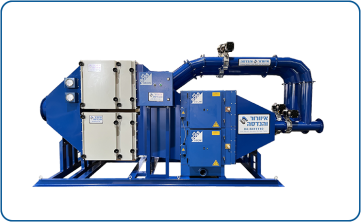 Industrial electrostatic filter model 75 by TRION with automatic wash and HEPA filter for safety
