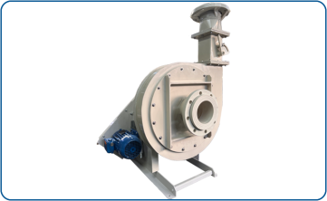 Plastic centrifugal blower model PB for high pressure with belt drive