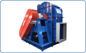 AHF model centrifugal fan with a split housing design