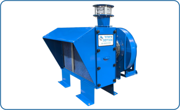 Centrifugal fan model PB with direct drive and dust filter