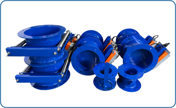 Electric and manual dampers in a welded structure