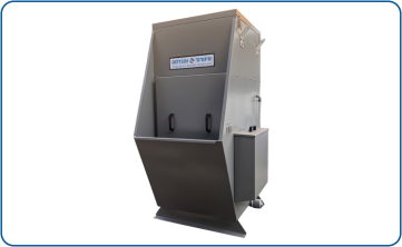 Vortex Model 400 in a galvanized structure with electrostatic powder coating