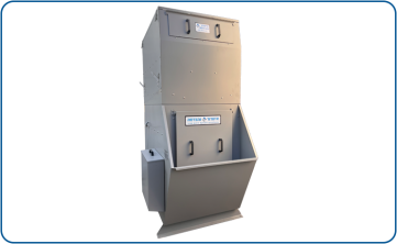 Vortex Model 800 in a galvanized structure with electrostatic powder coating
