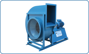 Centrifugal blower model RTB with direct drive and coupling