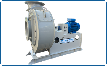 PAH-29 model centrifugal plastic blower made of PP, direct drive with clutch