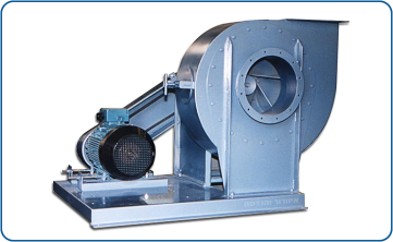 LS model centrifugal fan, belt-driven