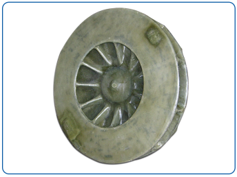 PR impeller made of steel, coated with FRP for corrosion resistance and process durability