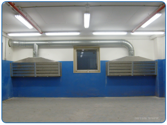 Slot diffusers for suction from filling stations