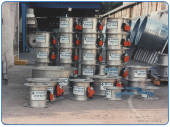 Dampers with an electric motor