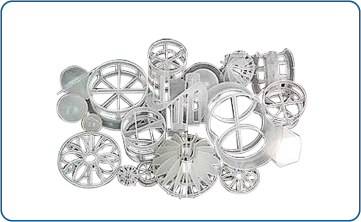 Filler material for a Scrubber system