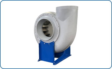 Plastic blower, model PVP, polypropylene impeller, polyacetal housing, UV resistant
