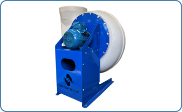 Plastic blower, model PVP, polypropylene impeller, polyacetal housing, UV resistant
