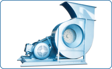 RTB model radial blower, belt-driven
