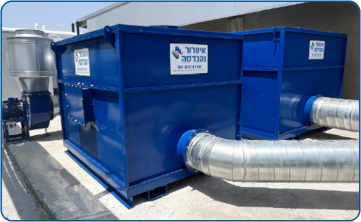 Activated carbon filter for adsorption and filtration of gases and odors